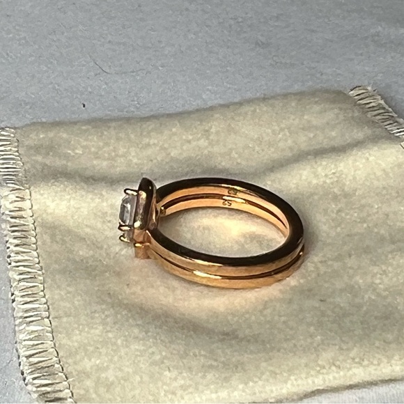 SWAROVSKI Emerald Cut Halo Set - Picture 3 of 6